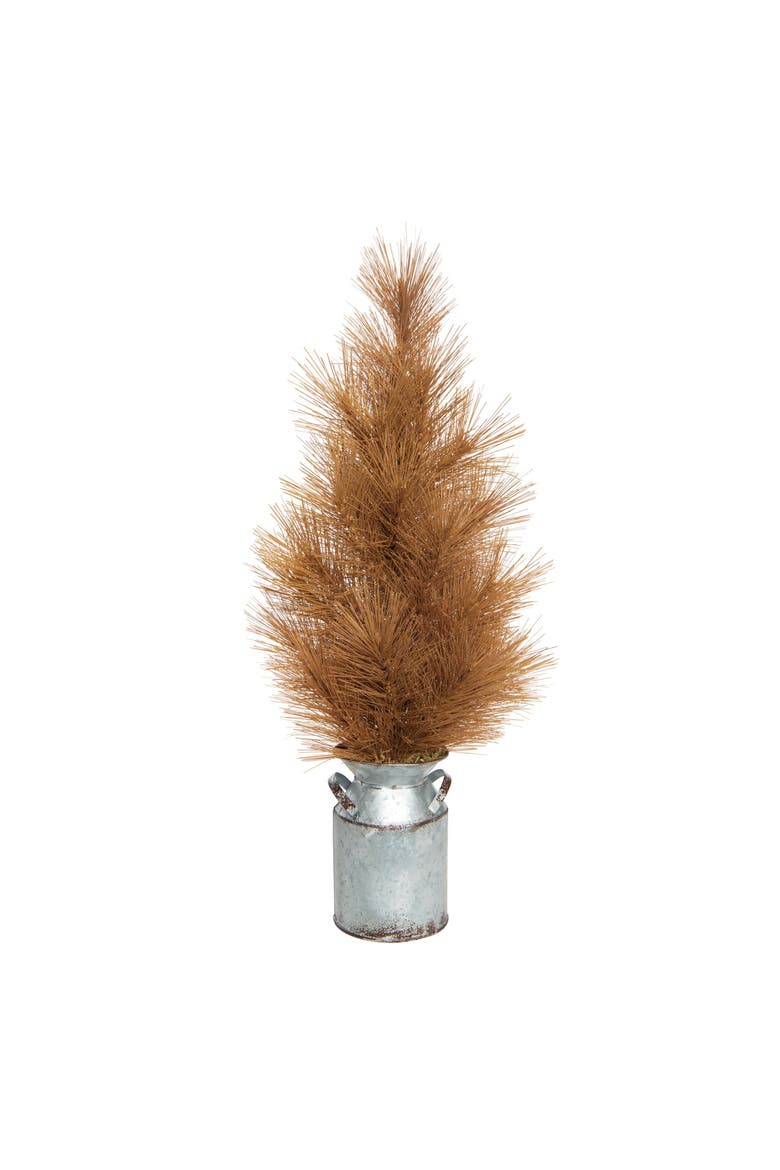 Artificial Amber Christmas Autumn Arrangement in Jug, Main, color, Orange