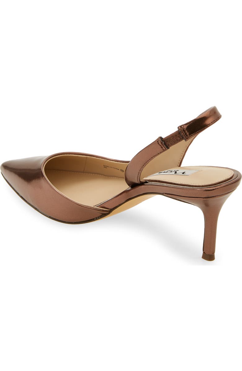 Nina 60 Slingback Half d
Orsay Pointed Toe Pump, Alternate, color, Bronze