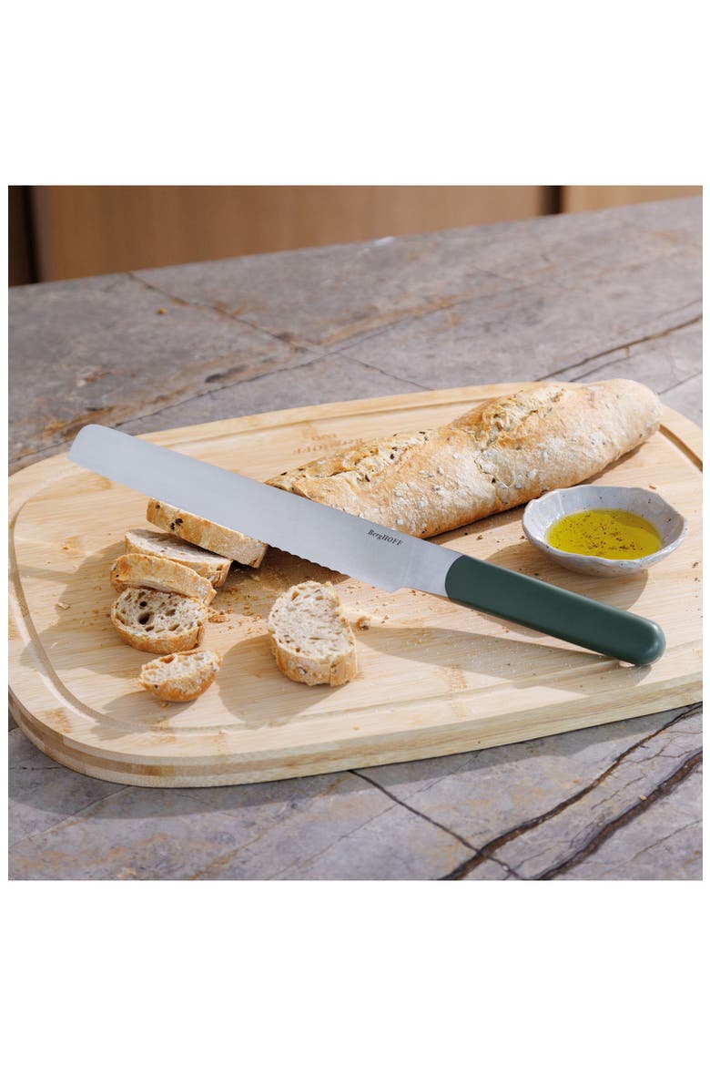Elements 8-Inch Bread Knife, Alternate, color, GREEN