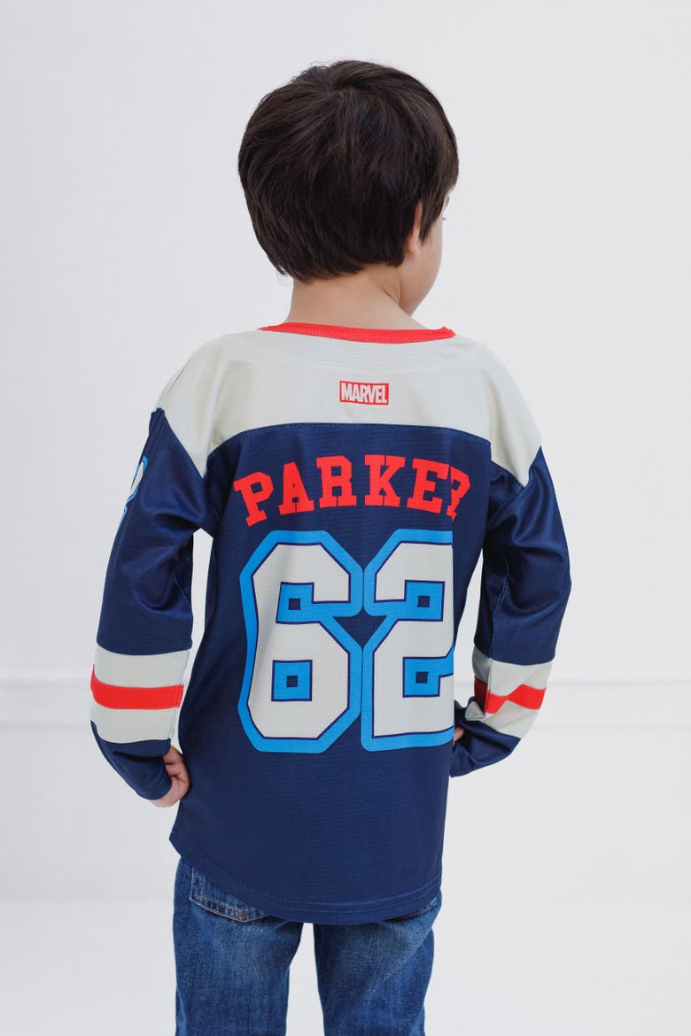 Spider-Man Hockey Jersey, Alternate, color, Navy Red Spider Man