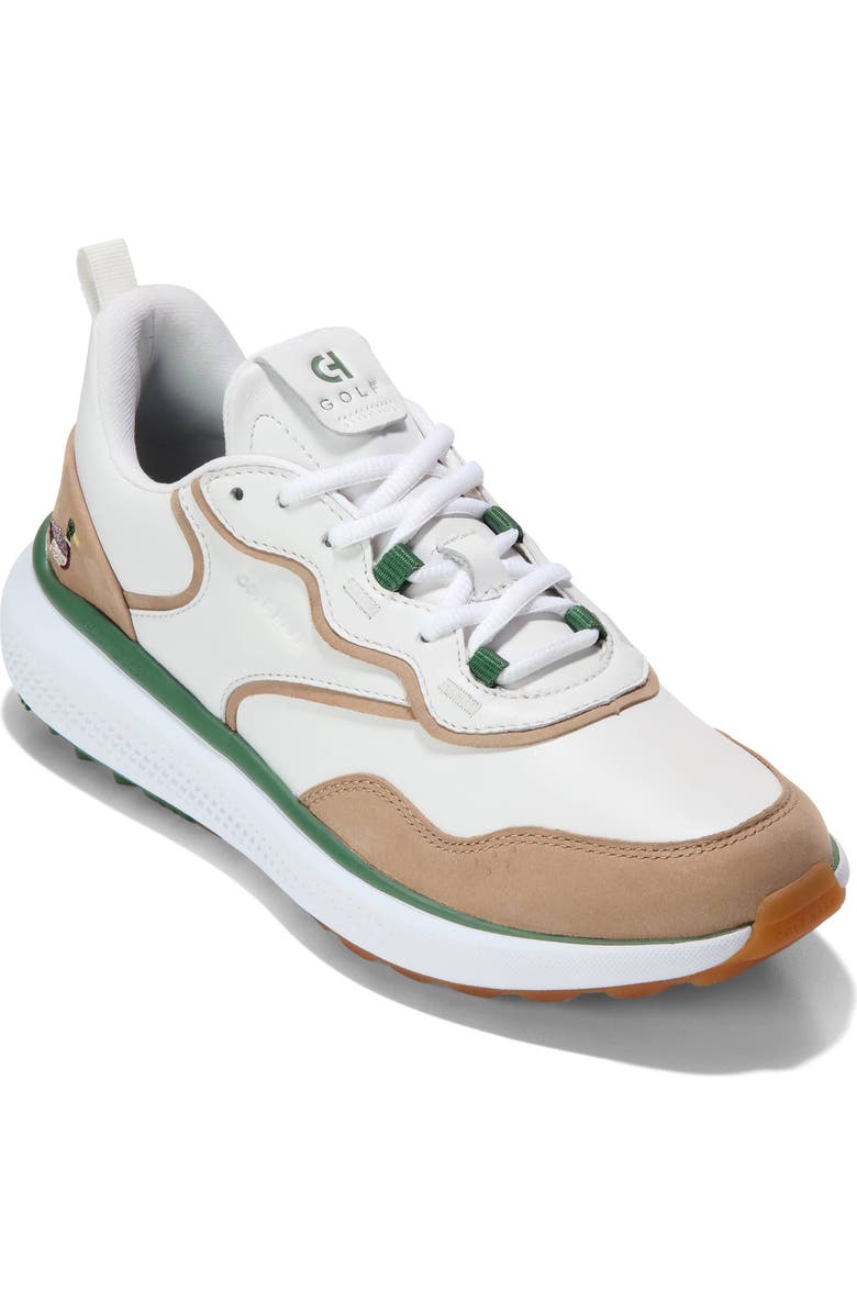 Cole Haan ZERØGRAND Fairway II Golf Shoe, Main, color, Optic White/ Ch Birch Beige