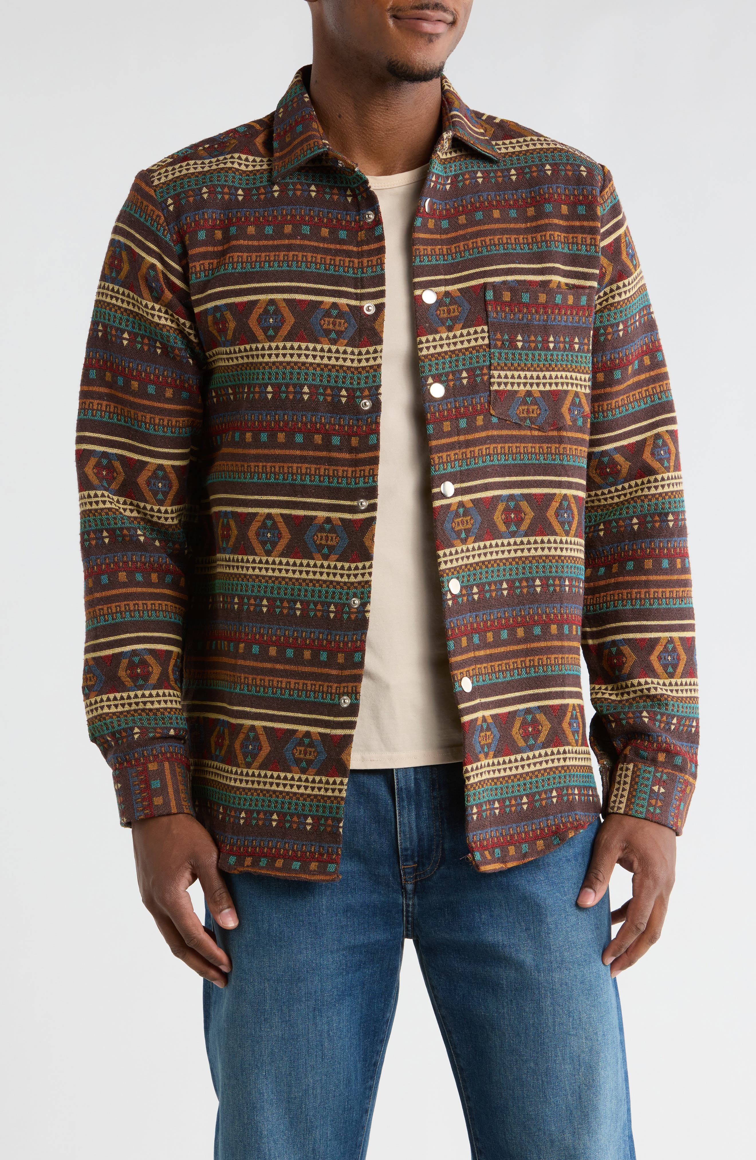 T.R. PREMIUM Tapestry Shirt Jacket