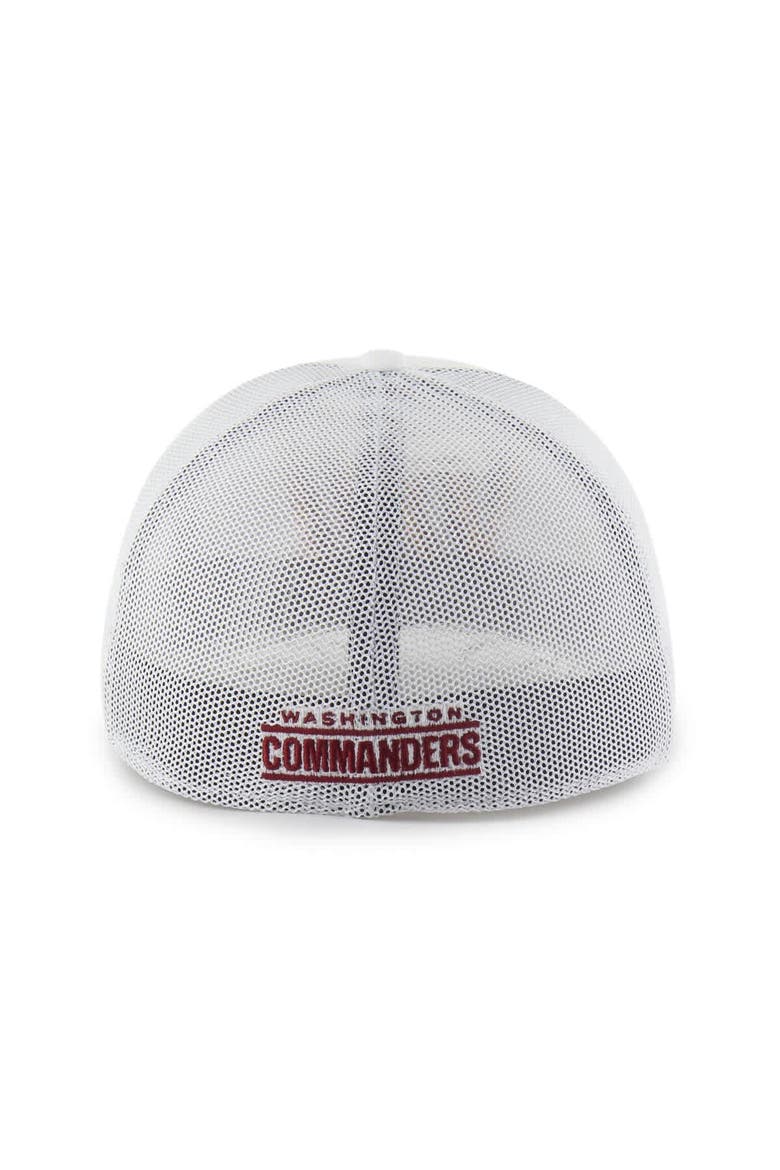 Men's '47 White Washington Commanders Snowball Trophy Stretch Fit Hat, Alternate, color, White