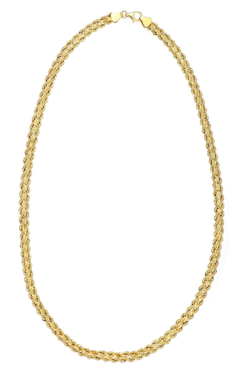 Bony Levy 14K Gold Rope Chain Necklace, Main, color, 