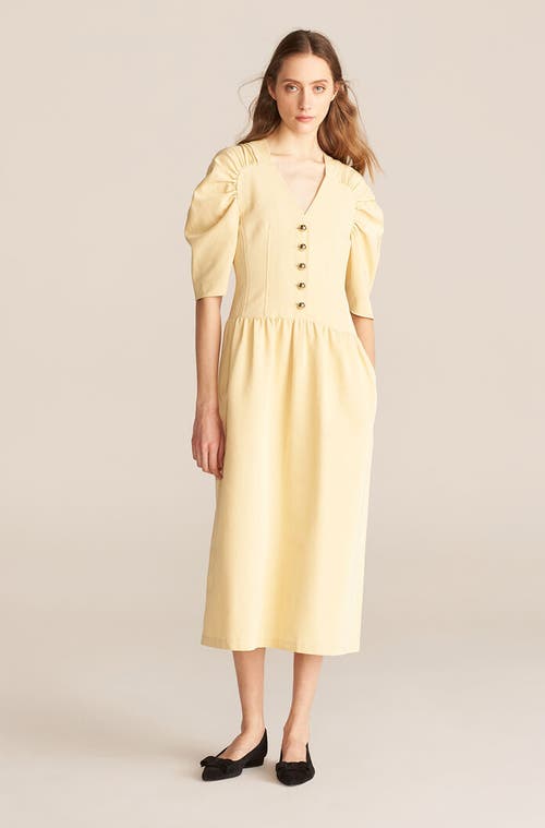 REBECCA TAYLOR REBECCA TAYLOR LONG SLEEVE FAILLE DRESS