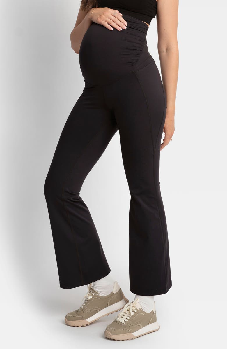 Seraphine Over the Bump Maternity Bootcut Leggings, Main, color, 