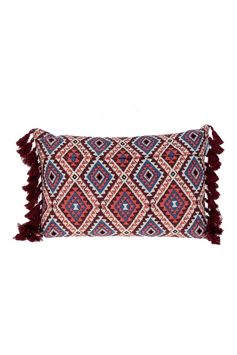 Blossy Tapestry Lumbar Throw Pillow, Alternate, color, MULTICOLOR