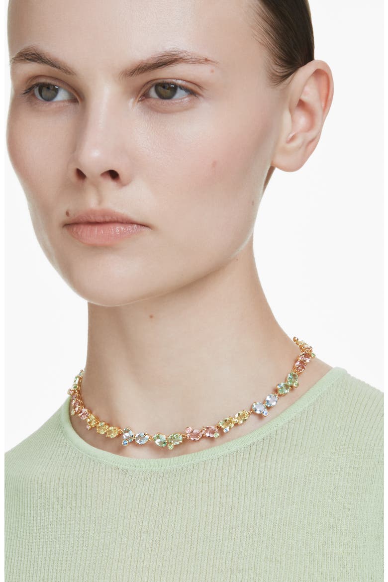 Gema Crystal Collar Necklace, Alternate, color, MULTI
