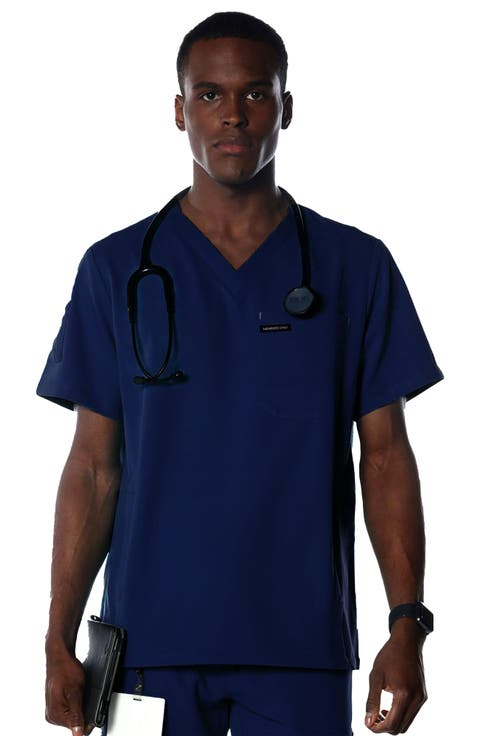 Manchester 3-Pocket Scrub Top