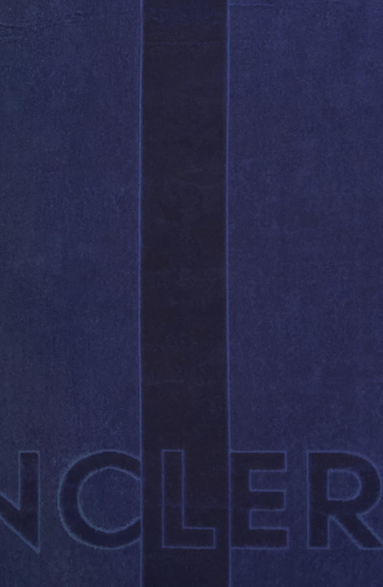 Moncler Stripe Beach Towel, Alternate, color, 74T-Pageant Blue