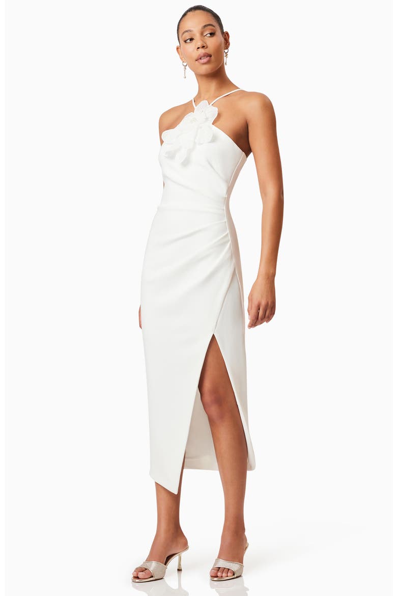 janelle midi dress Elliatt Women's Janelle Flower Midi-Dress - Ivory