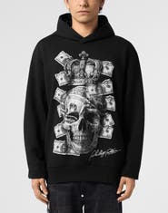 PHILIPP PLEIN Hoodie Dollar Skull Stones Men