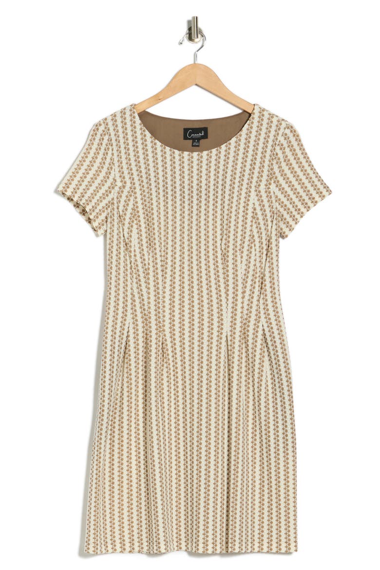Novelty Knit Dress, Alternate, color, NATURAL