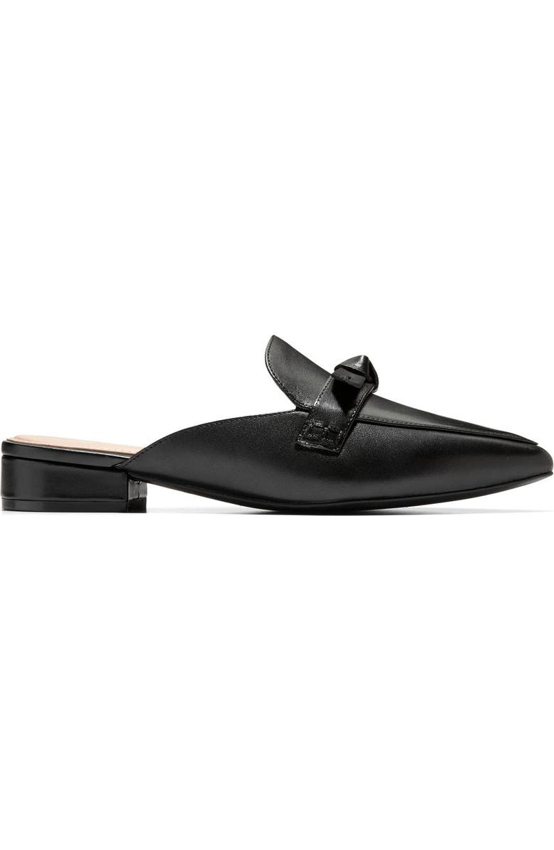 Cole Haan Piper Bow Mule, Alternate, color, Black Ltr