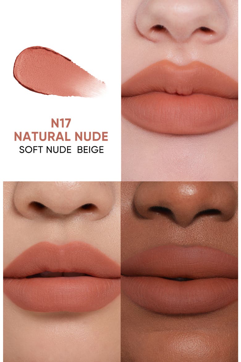 Cushion Matte Lock Lip Cream, Alternate, color, #N17 Natural Nude