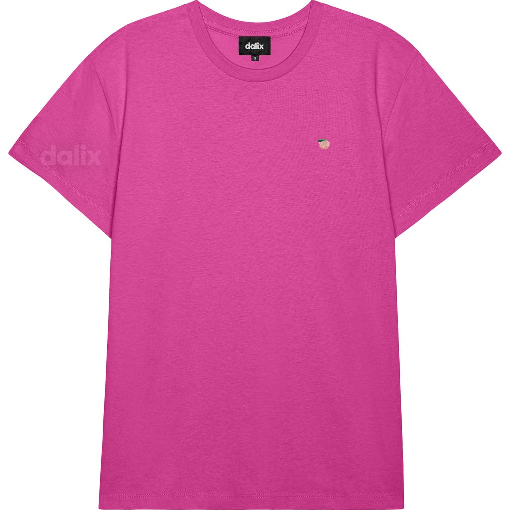Dalix Womens Lil Peach Lightweight Everyday Tee In Pink