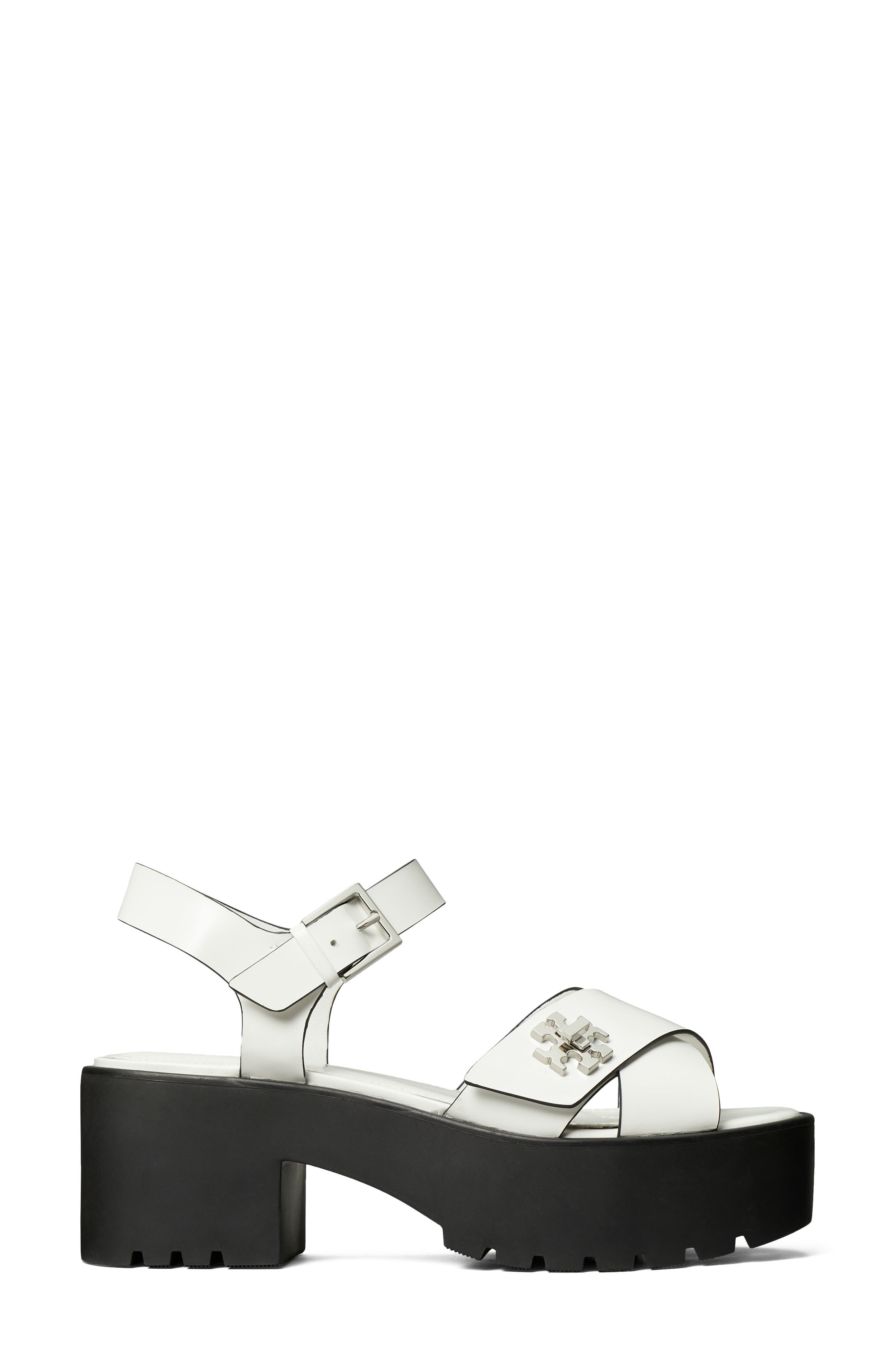 Turnlock Lug Sole Platform Sandal, Alternate, color, CLOUD