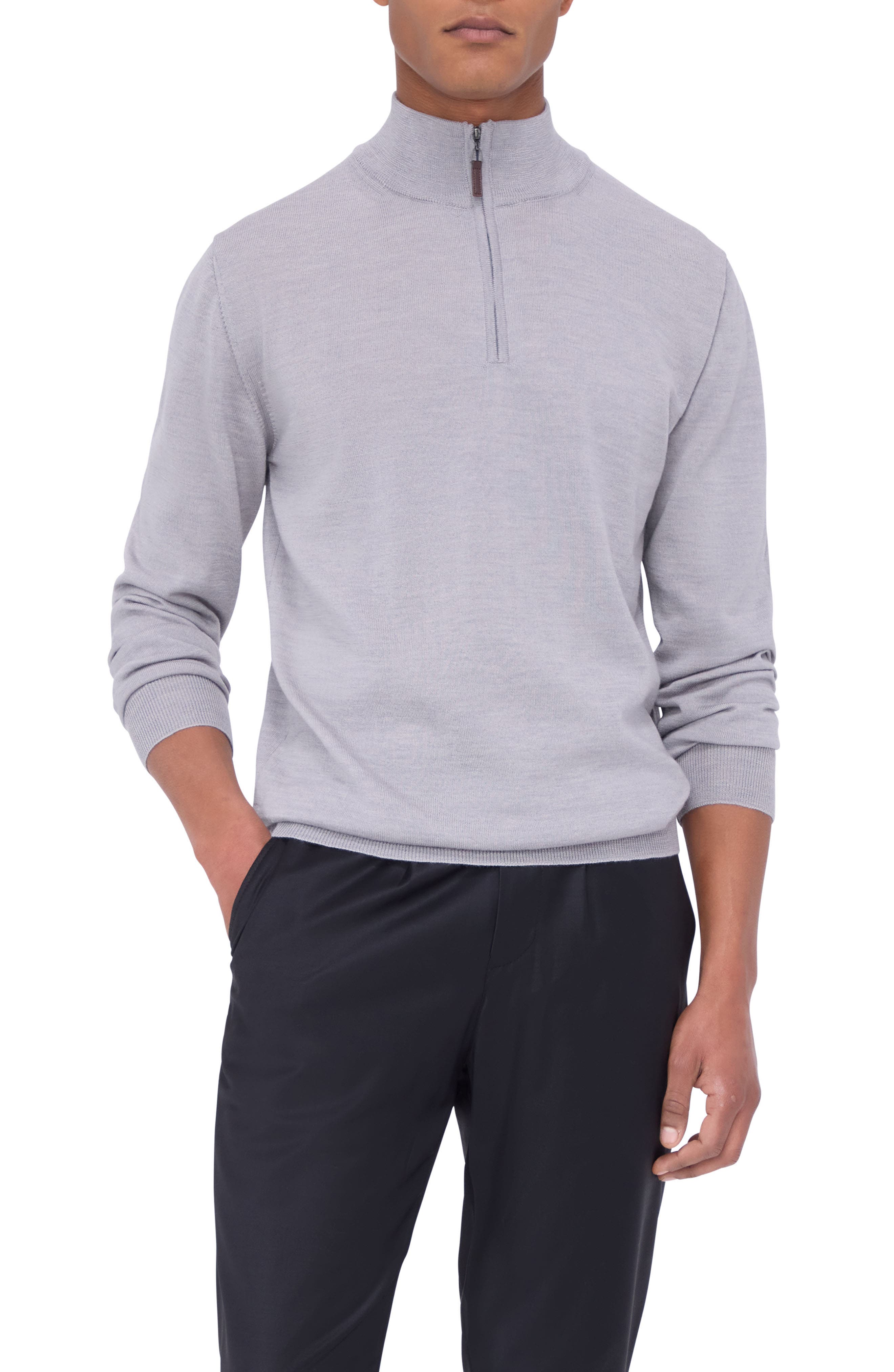 Merino Wool Quarter Zip Pullover - image 3