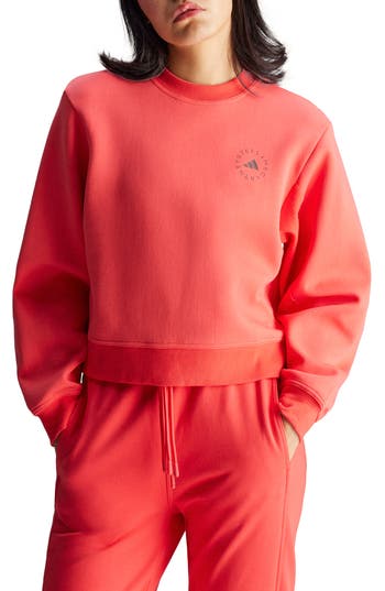 Adidas By Stella Mccartney Crewneck Sweatshirt In Pink