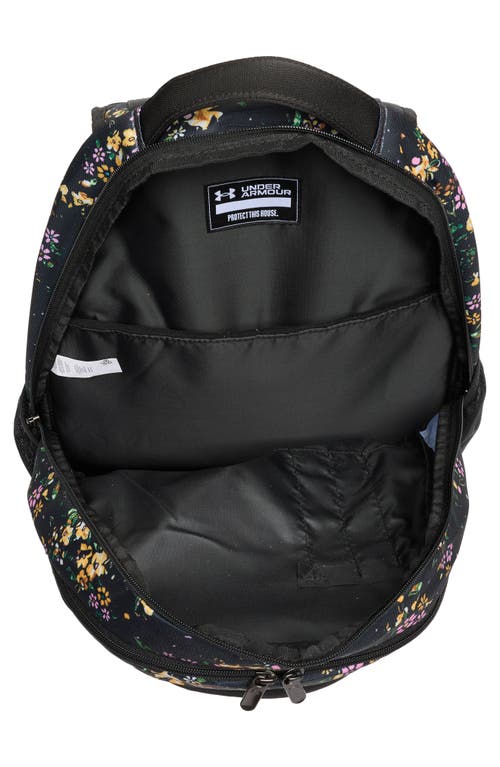 Under Armour Hustle 5.0 Backpack In Black