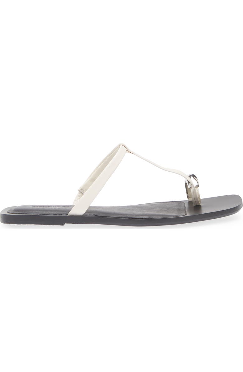 Madewell Toe Loop Sandal, Alternate, color, Ivory