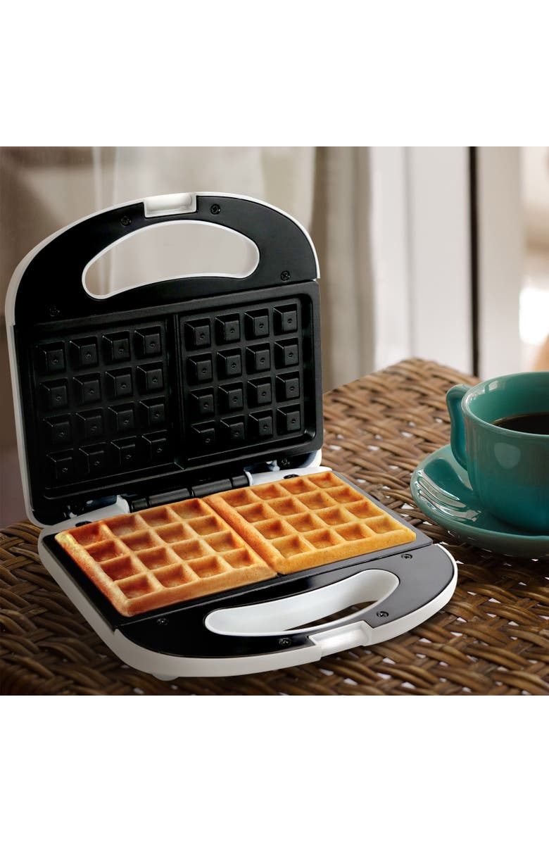 Better Chef Electric Countertop Waffle Maker, Alternate, color, White