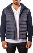 Maceoo Quilted & Knit Bomber Jacket