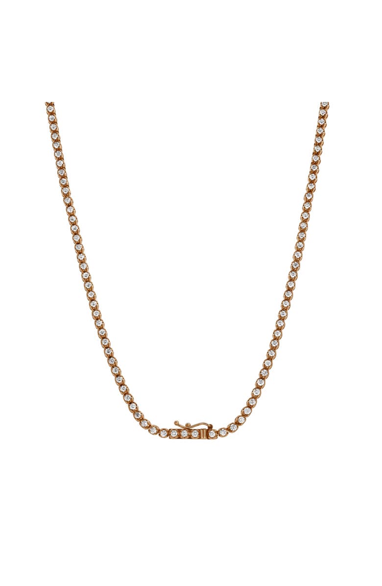 LuvMyJewelry LMJ 14K Rose Gold Diamond Tennis Chain - 4.62 Carats, Main, color, 14K Rose Gold