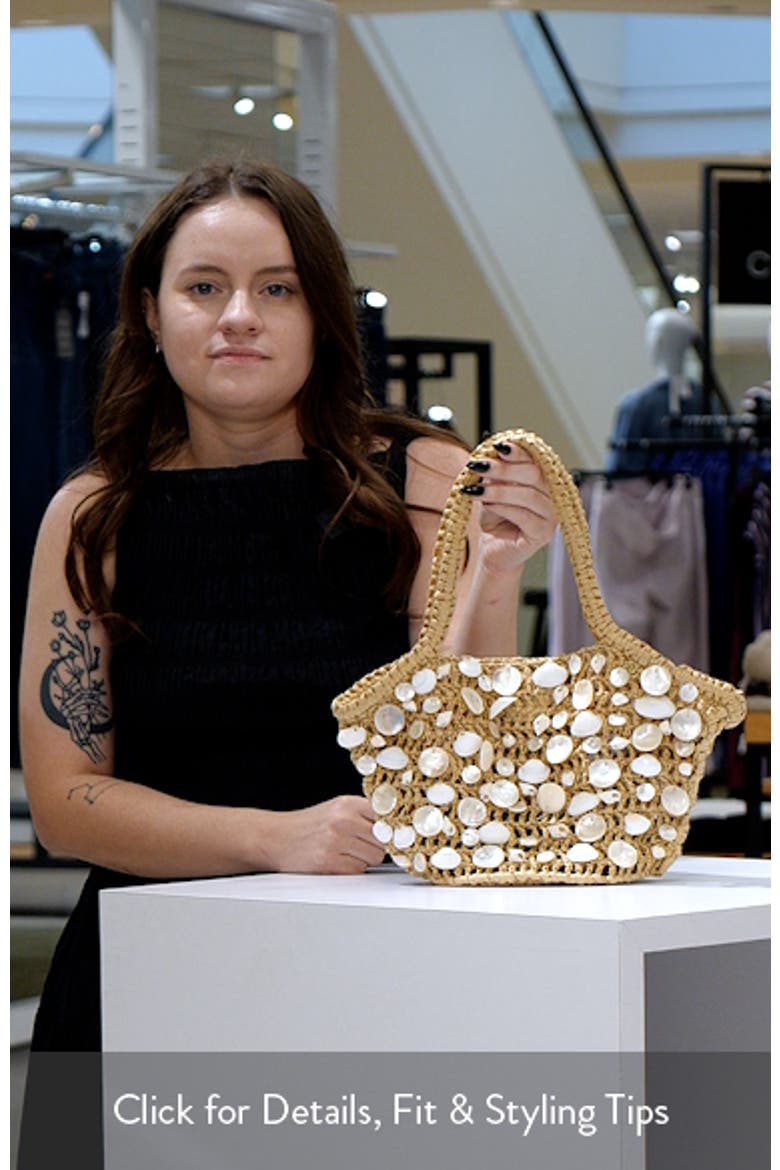Alba Crochet Raffia Tote video