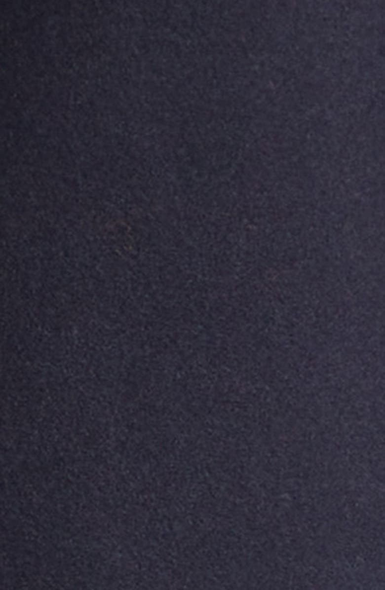 Moncler Logo Patch Shirt Jacket, Alternate, color, Navy Blue