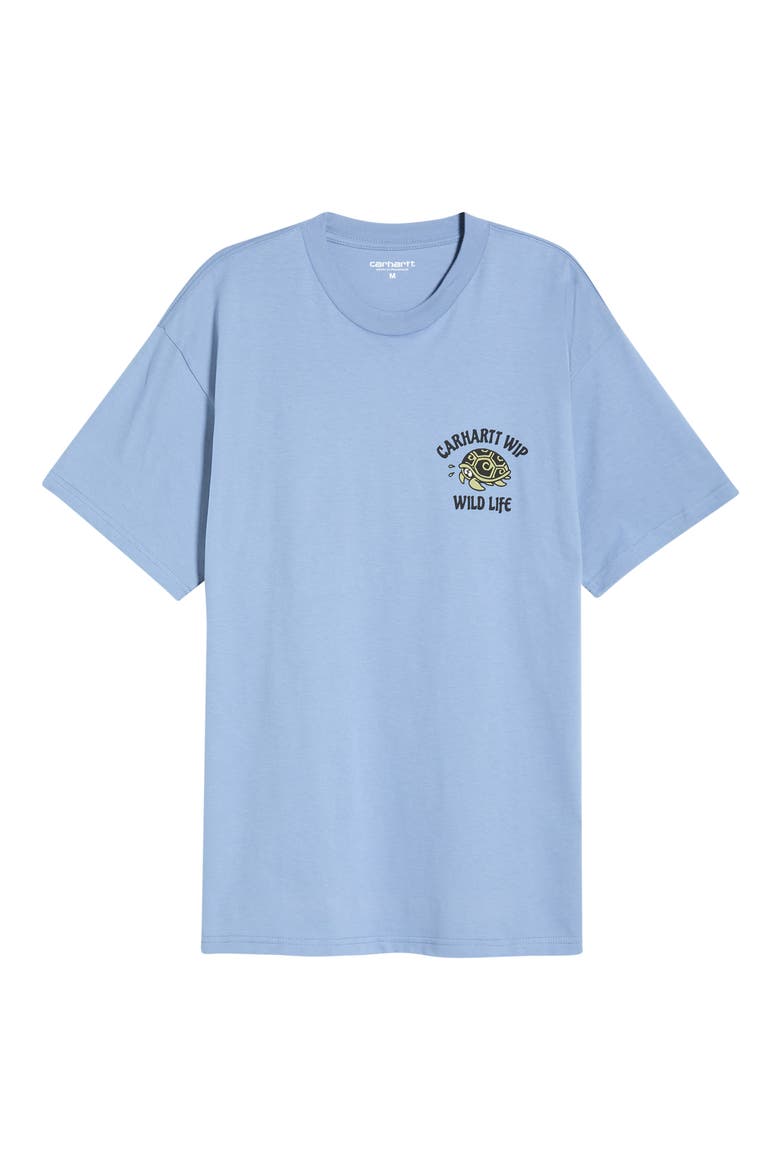 Wild Life Organic Cotton Graphic T-Shirt, Alternate, color, GENTLE BLUE