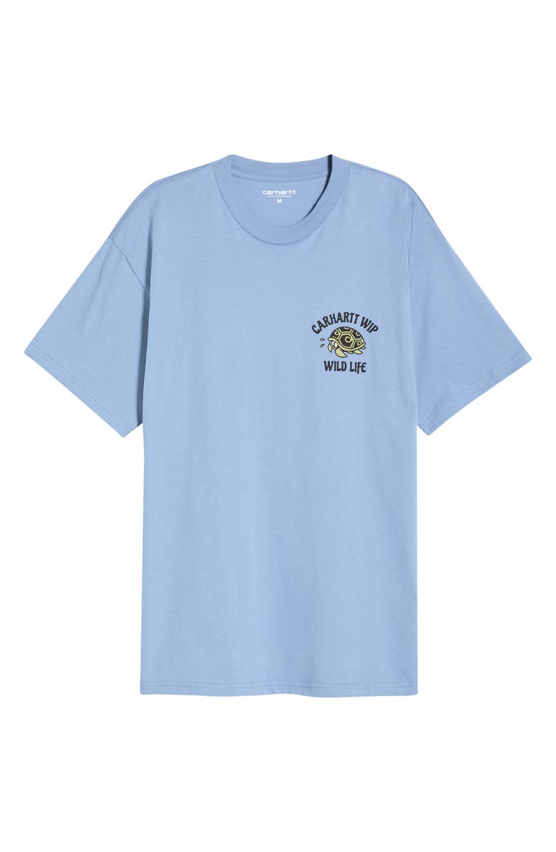 Carhartt Work In Progress Wild Life Organic Cotton Graphic T-Shirt, Main, color, Gentle Blue