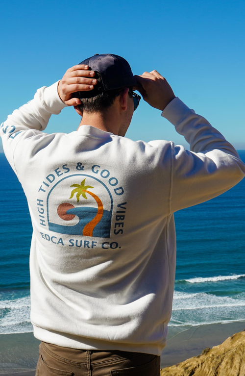 Everyday California Sublime Crewneck Sweater In Off-white