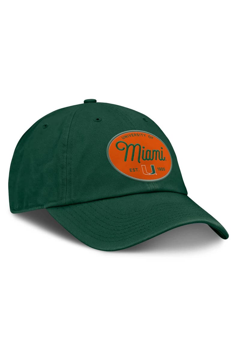 FANATICS Women's Fanatics Green Miami Hurricanes Candid Adjustable Hat, Alternate, color, Green