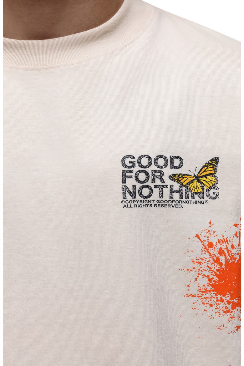 Pigment Paint Cream T-shirt, Alternate, color, Cream
