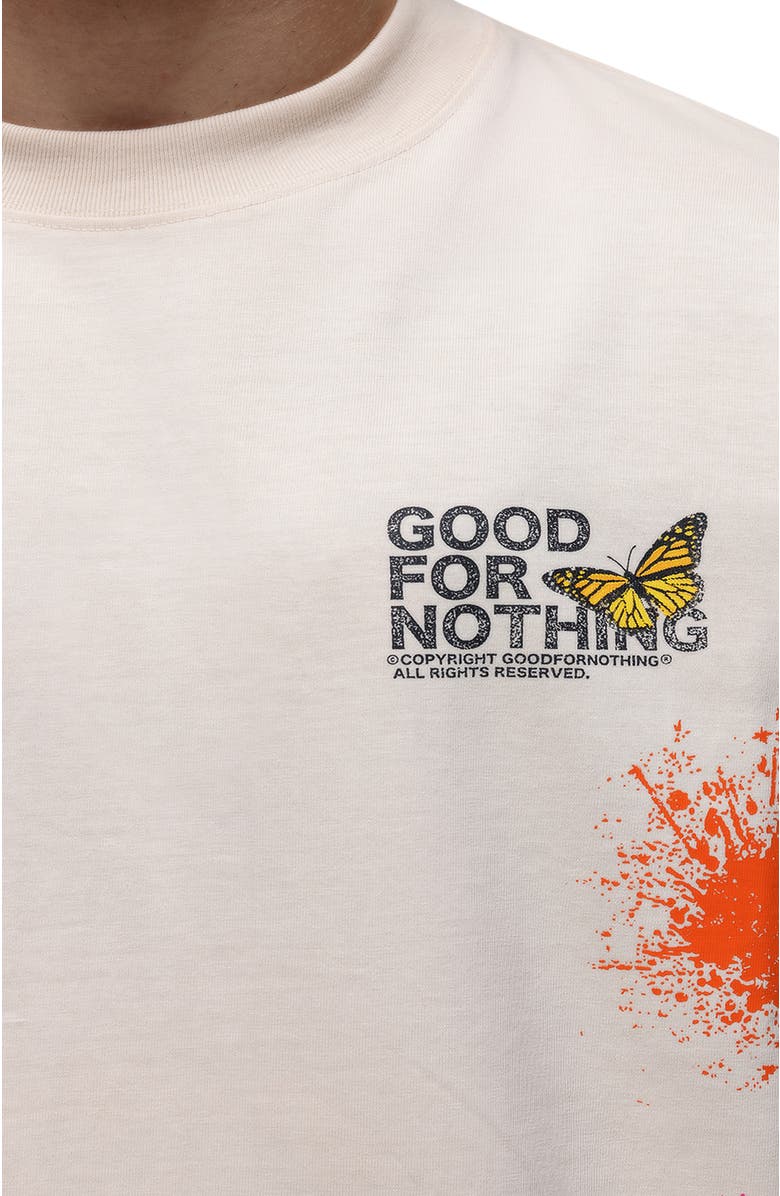 Good For Nothing Pigment Paint Cream T-shirt, Alternate, color, Cream