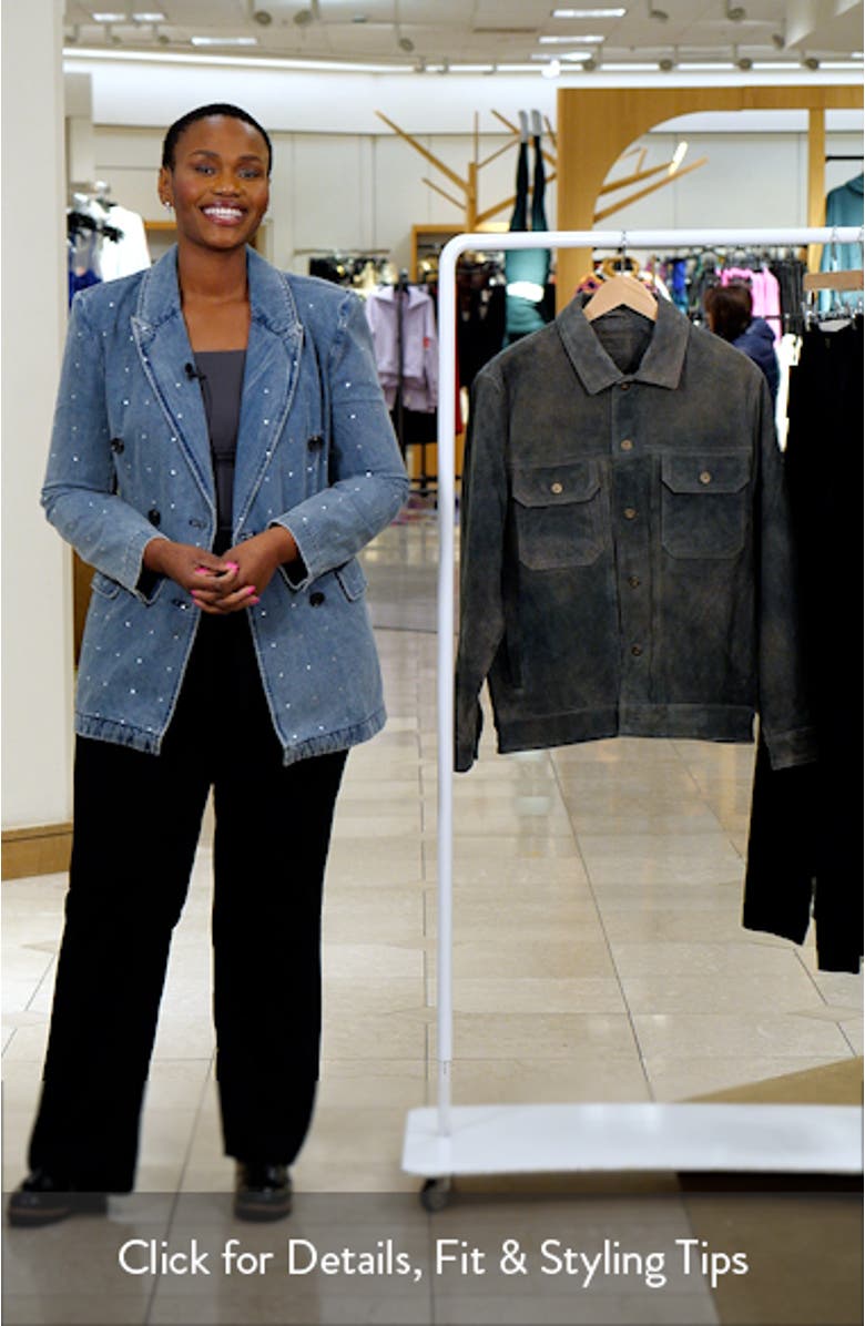 Little River Suede Trucker Jacket, sales video thumbnail