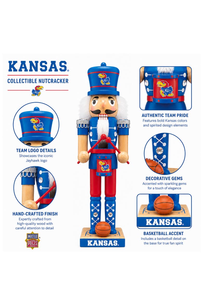 Kansas Jayhawks Collectible Nutcracker, Alternate, color, Multicolor