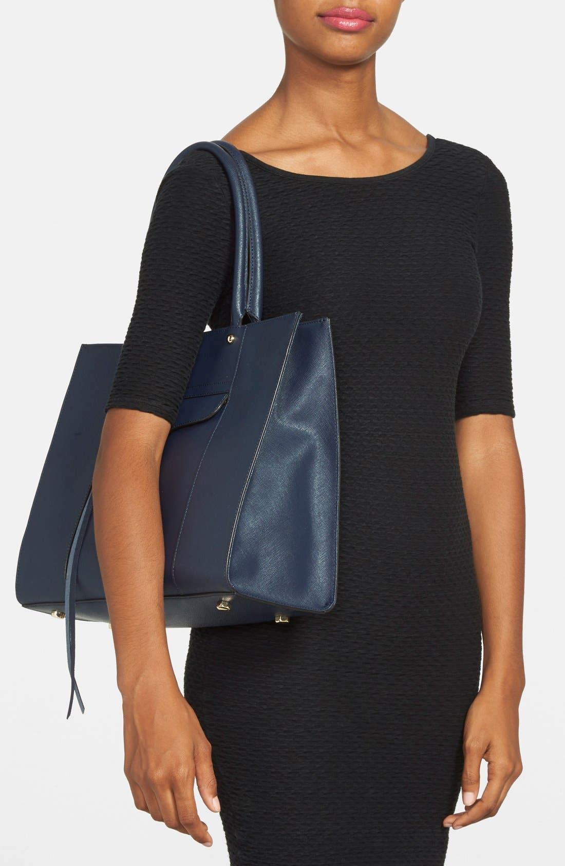 'Medium MAB' Tote, Alternate, color, INK