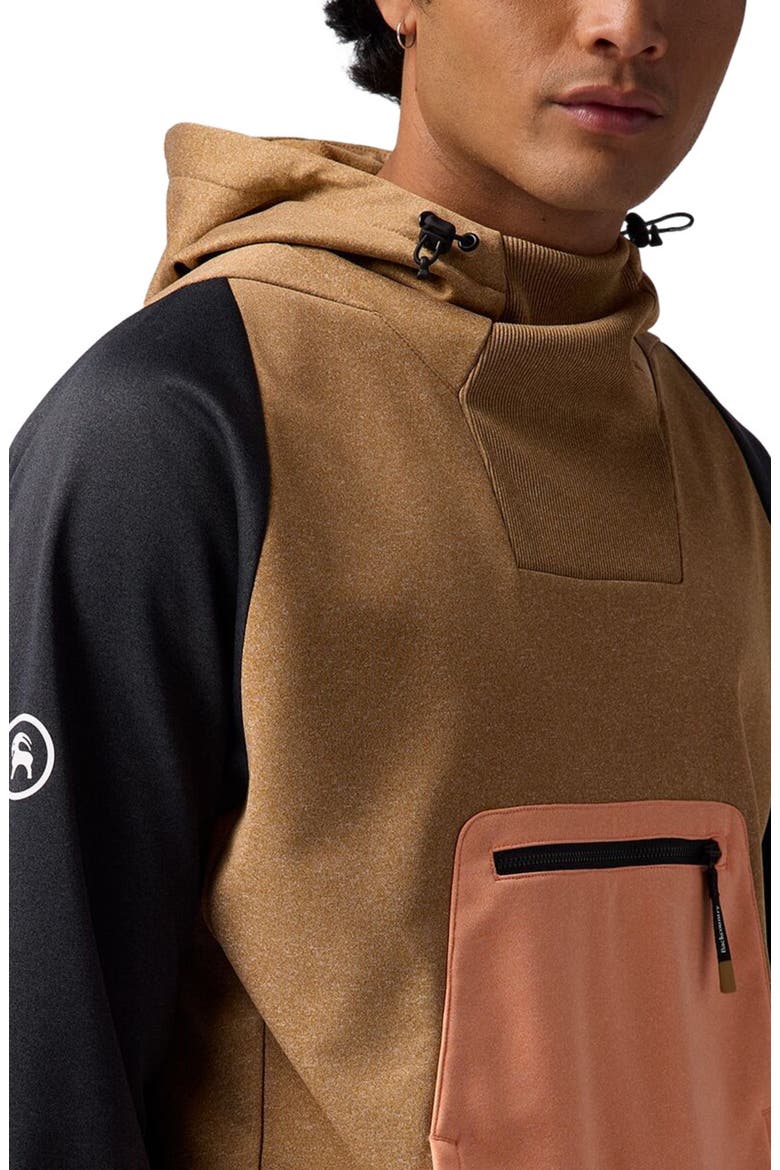 Meltdown Water-Resistant Hoodie - Men's, Alternate, color, Bistre Heather Combo