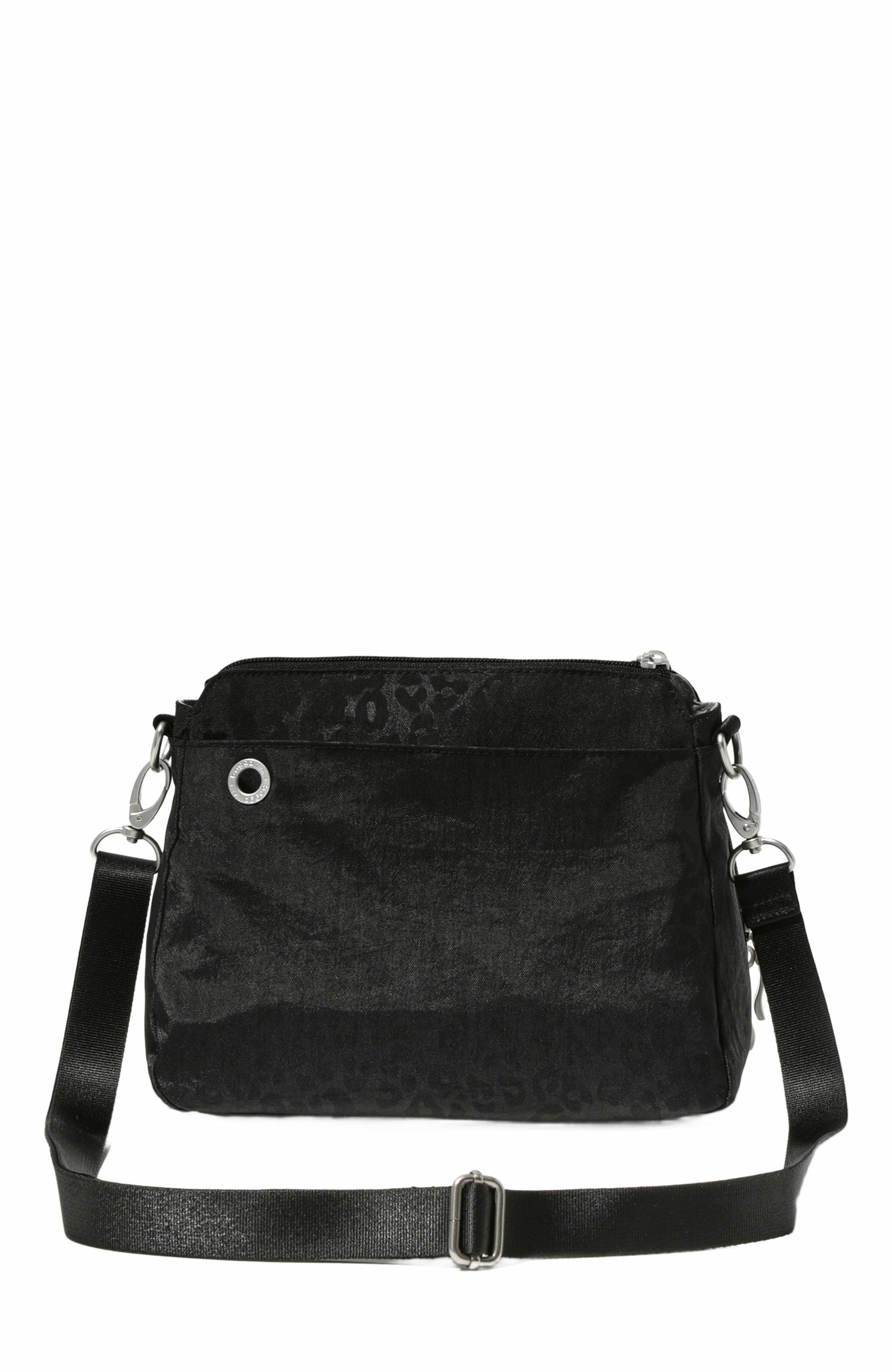 BAGGALLINI Calais Crossbody Bag, Alternate, color, Black Cheetah Emboss