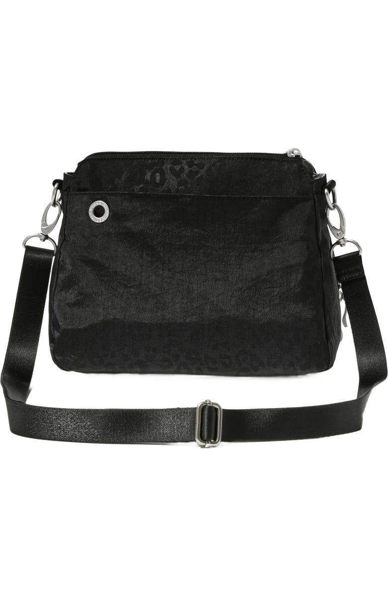 BAGGALLINI Calais Crossbody Bag, Alternate, color, Black Cheetah Emboss