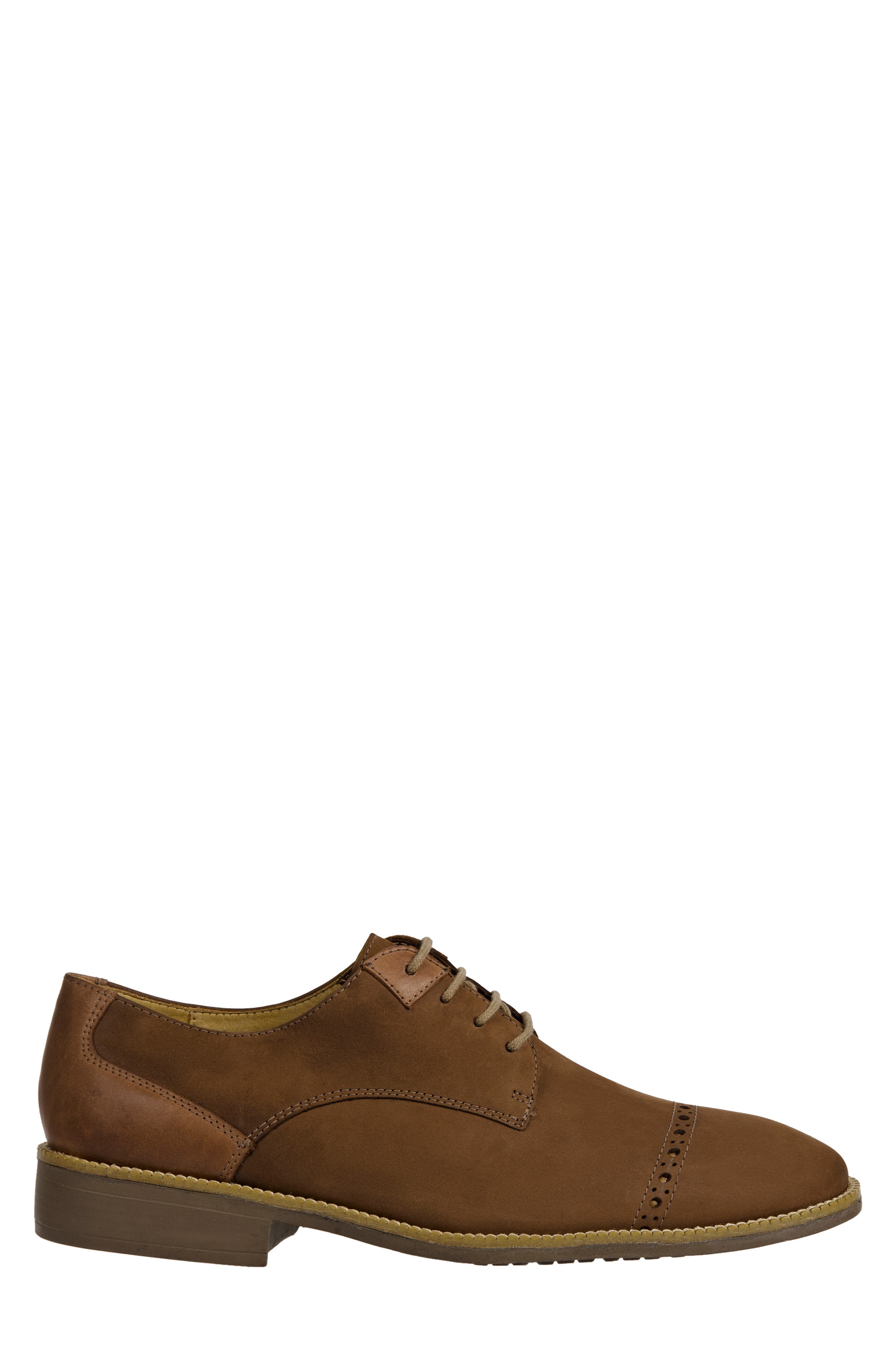 Percy Cap Toe Derby, Alternate, color, BROWN