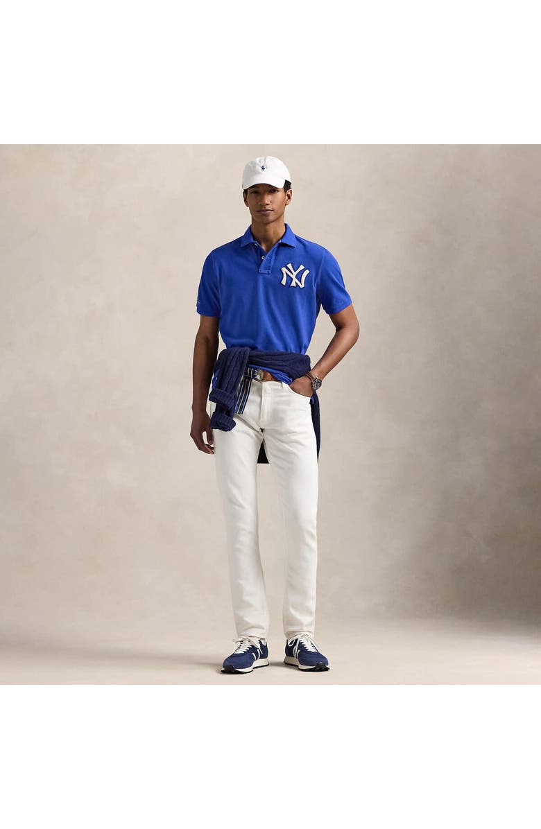 Polo Ralph Lauren Royal Yankees Polo Shirt, Alternate, color,