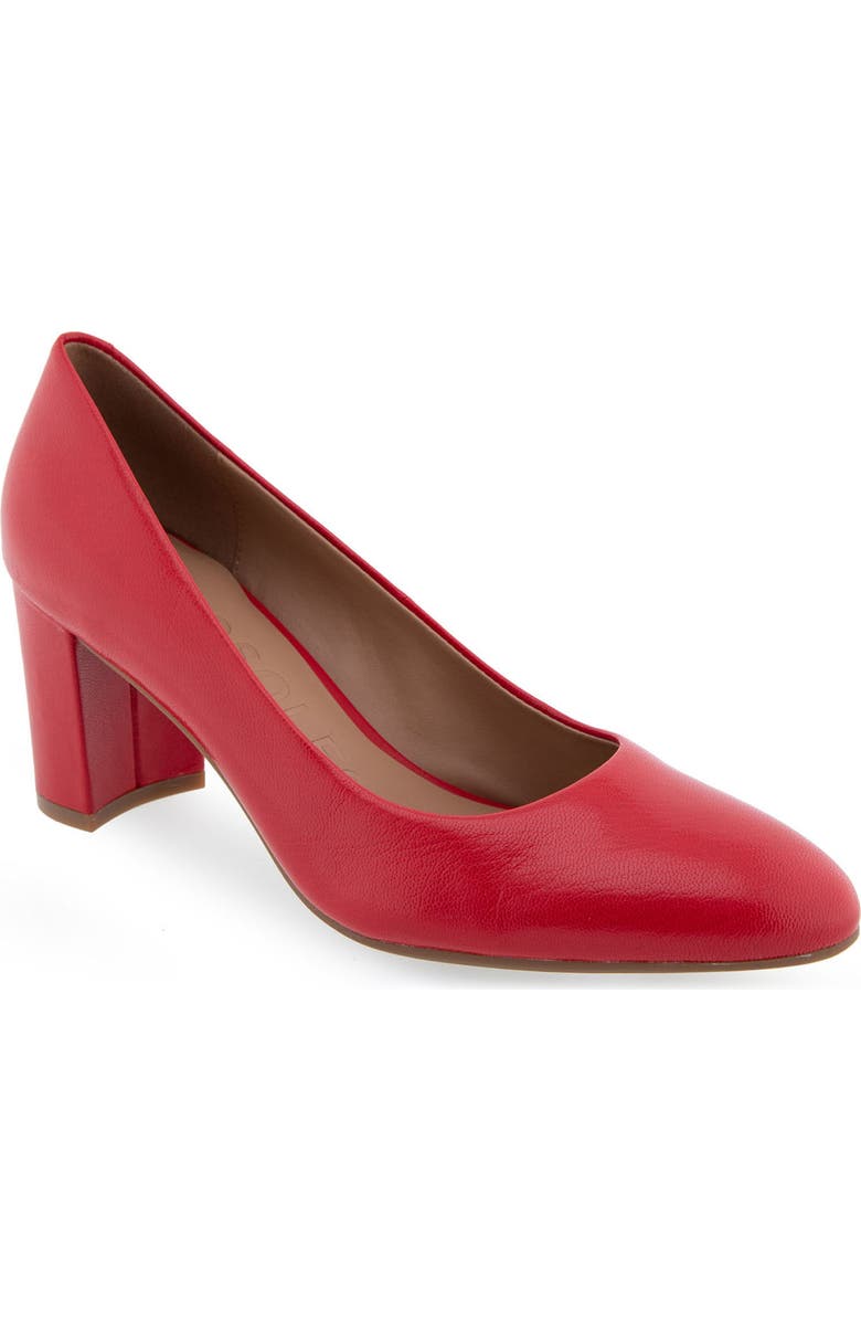 Aerosoles Betsy Pump, Main, color, Racing Red Leather
