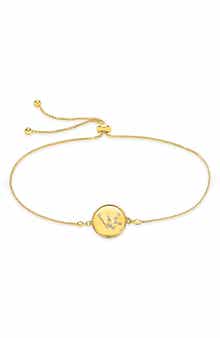 Sterling Forever Sterling Silver Constellation Disk Bolo Bracelet