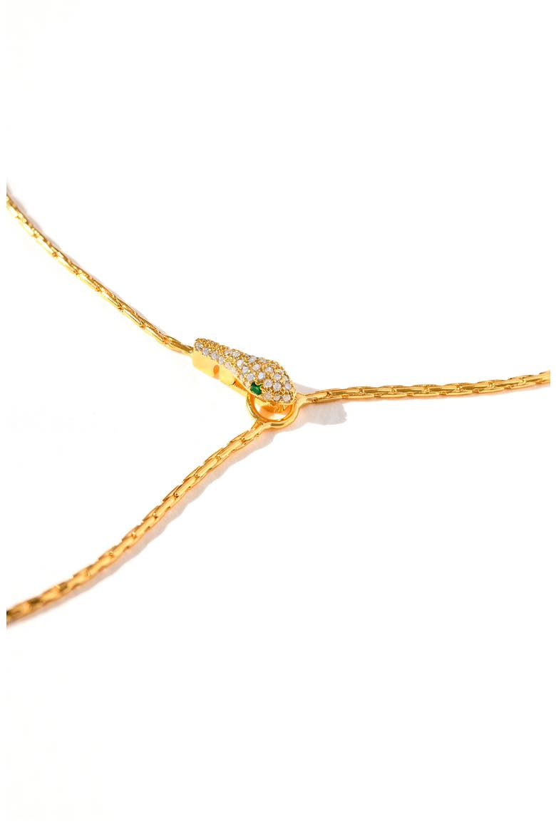 Viper Y-Necklace, Alternate, color, GOLD