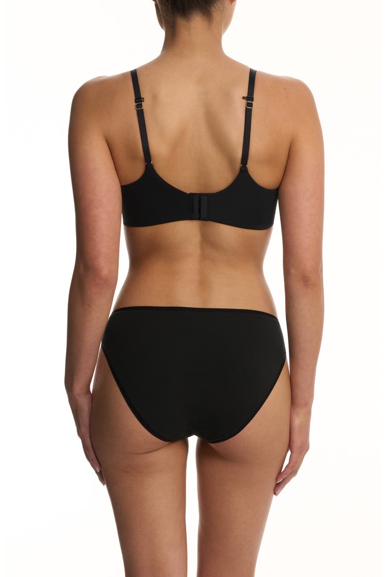 Radiance Underwire Unlined Bra, Alternate, color, BLACK