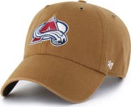CARHARTT X 47 Men's Carhartt x '47 Brown Colorado Avalanche Clean Up Adjustable Hat