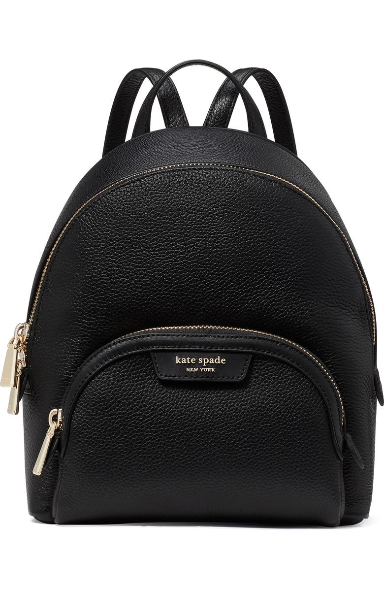 Kate Spade New York small hudson pebbled leather backpack, Main, color,